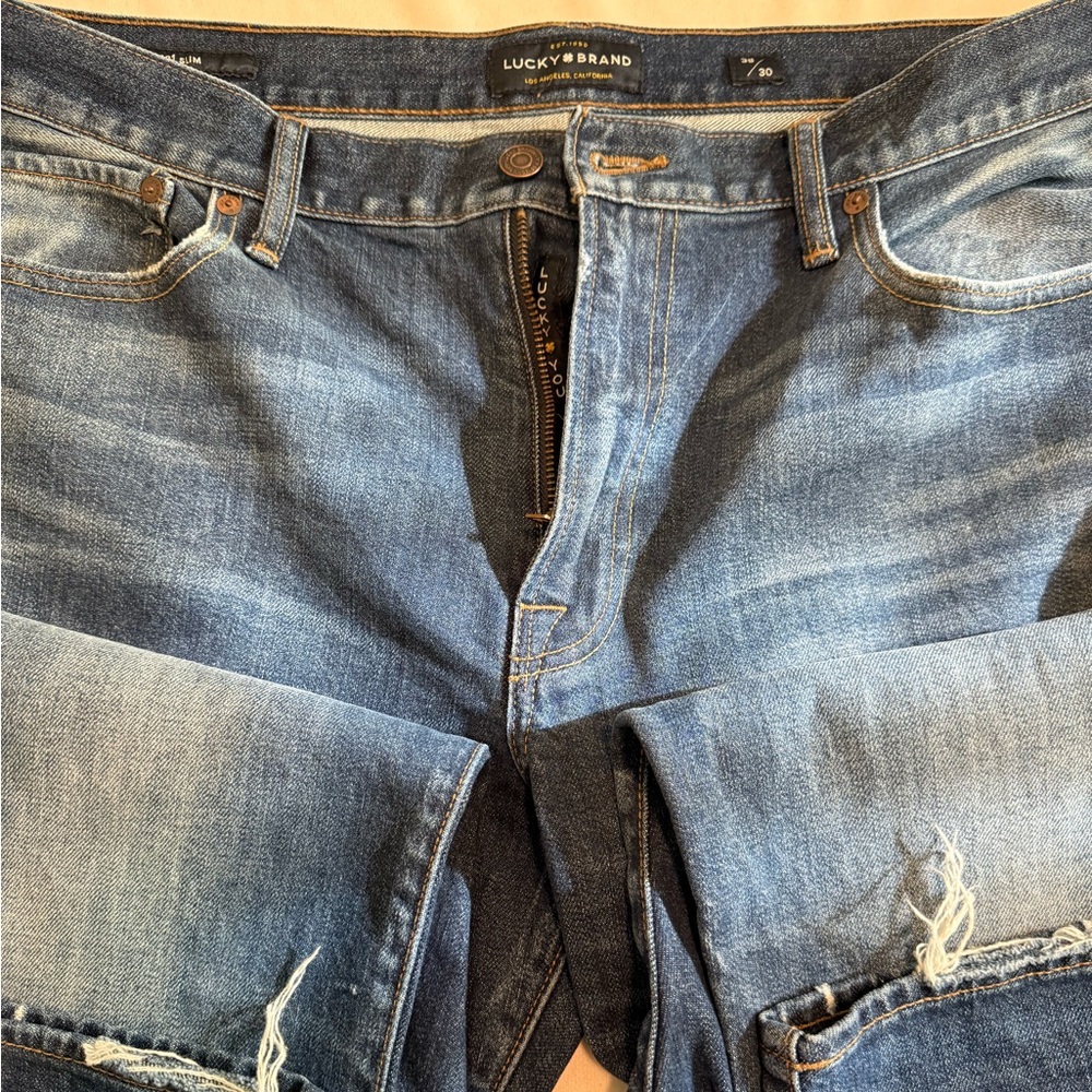 Lucky Brand Men's 121 Slim Indigo Jeans